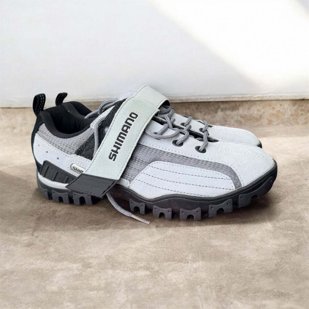 Shimano SH-MT40WL Men's Grey Suede 2-Bolt SPD Cycling Shoes Size 41